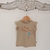 REMERA BEBA POSITIVE CON VOLADOS BEIGE