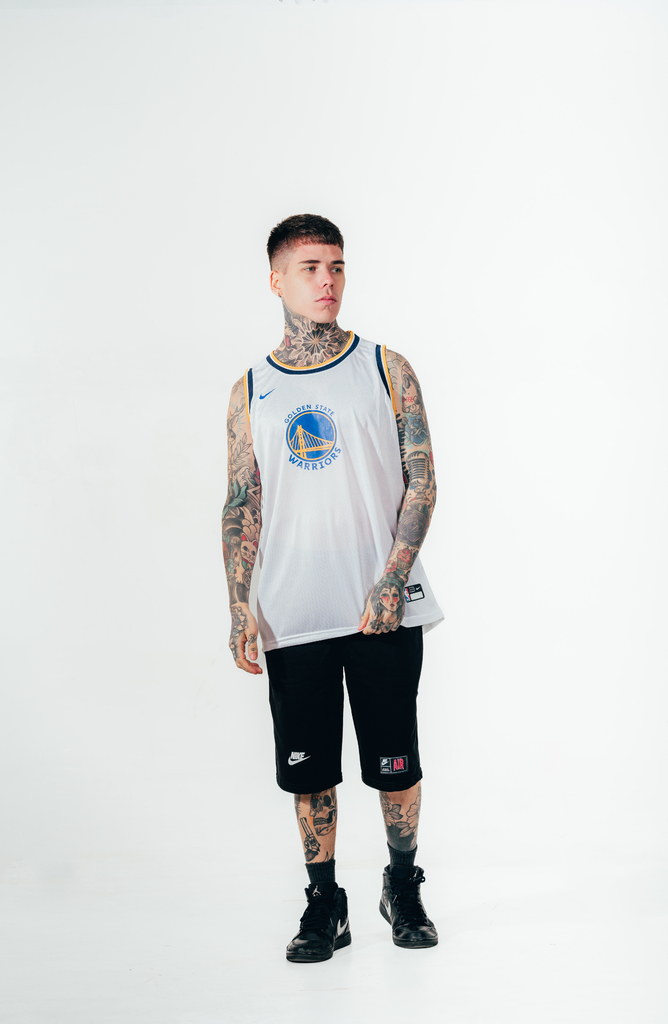 Camiseta Golden Warriors Blanco TSK TUSNICKERS