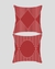 2 Capas de Almofadas Geométrico Vermelho