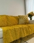 Manta Decorativa Chenille Amarelo na internet