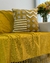 Manta Decorativa Chenille Amarelo - comprar online