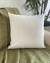 Capa de Almofada Lisa Veludo Branco 43x43cm - comprar online