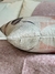 Capa de Almofada Linho Estampado Folhagem Cinza 43cm na internet