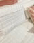 Cobre Leito Queen Stripe Branco 260 Fios na internet