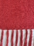 Manta Decorativa Algodão Mya Vermelho 120x180cm - comprar online