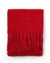 Manta Decorativa Chenille Vermelho na internet