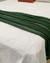 Peseira de Tricot Holes Verde 110x220cm - comprar online