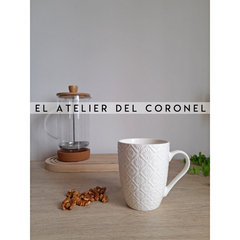 Taza Flores y Rombos