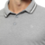 Polo Hugo Deleon Malha Jacquard Premium Cinza - comprar online