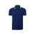 Camisa Polo Hugo Deleon Piquet Azul Marinho - comprar online