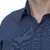 Camisa Hugo Deleon Slim Fit Passa Fácil Maquineta Azul na internet