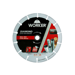 Disco Diamantado para corte 230mm x 2,2mm - Worker