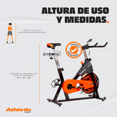 Bicicleta Spinning 2100BS 18 Kg - tienda online