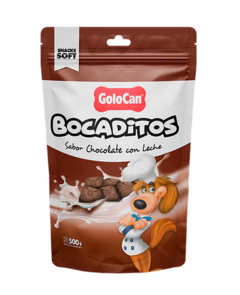 Bocaditos Golocan 500gr Sabor Chocolate con leche