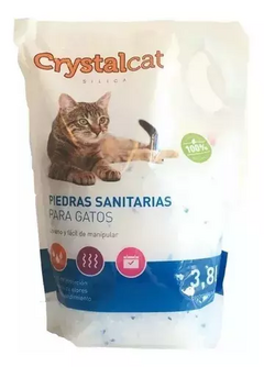 Piedras Sanitarias Silicas Crystalcat 3.8Lts