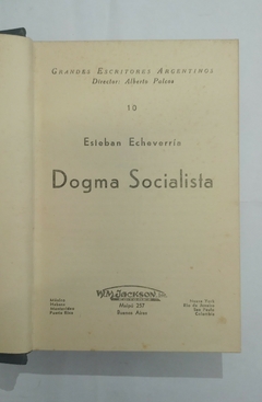 Dogma socialista - Esteban Echeverría