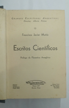 Escritos científicos - Francisco Javier Muñíz