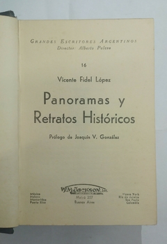 Panoramas y retratos históricos - Vicente Fidel López