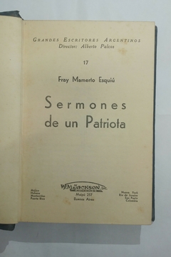 Sermones de un patriota - Frai Mamerto Esquiú