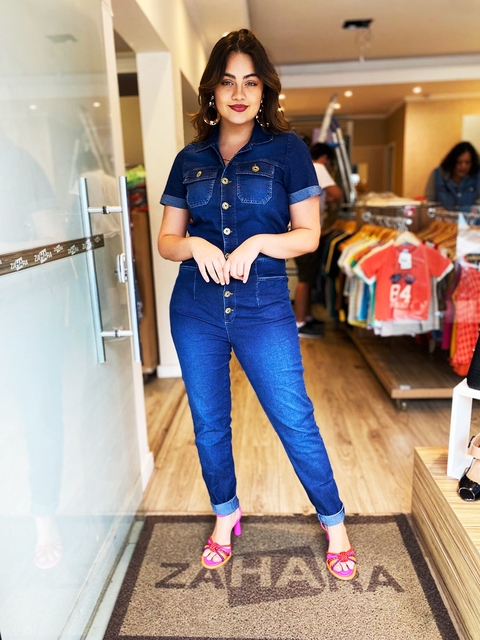 Macacao jeans patoge 2025