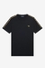 T-Shirt Fred Perry® Tapped Ringer Black/ Gold Talla S