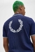 Imagen de Polo Fred Perry® Graphic Laurel French Navy X White Talla M