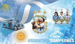 Mate imperial argentina mundial qatar virola con partidos de la selección bombilla de regalo scaloneta Campeones