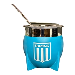 mate pampa Racing Club XL termico con bombilla y packaging - Matucha