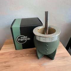 mate pampa XL termico con bombilla y packaging