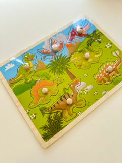 PUZZLE ENCASTRE "DINOS" - tienda online