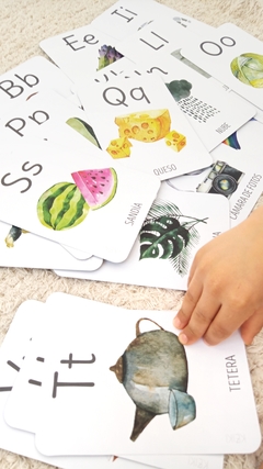 FLASHCARDS ABECEDARIO (CARTAS EDUCATIVAS) - tienda online