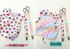 BABEROS DE TELA IMPERMEABLES - REVERSIBLES! (Muchos diseños para elegir)