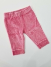 PANTALÓN DE PLUSH ROSA MARCA OLD BUNCH TALLE 3 MESES