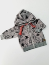 CAMPERA GRIS RAYOS MARCA MINIMIMO TALLE S