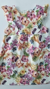 VESTIDO FLORES MARCA ZARA TALLE 3 - 4 AÑOS