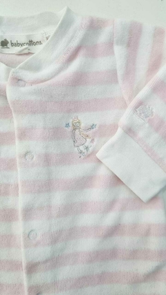 ENTERITO LINEAS DE PLUSH MARCA BABY COTTONS TALLE RECIEN NACIDO - comprar online