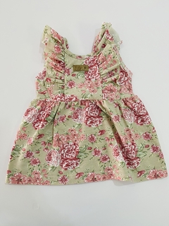 VESTIDO FLOREADO MARCA YULIN TALLE 1-3 MESES - comprar online