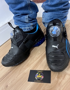 Puma disc top azul e preto