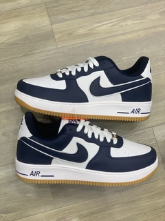 Navy and white cheap air force ones