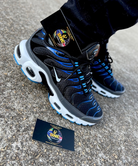 NIKE- AIR MAX TN PLUS - PRETO/AZUL ROYAL