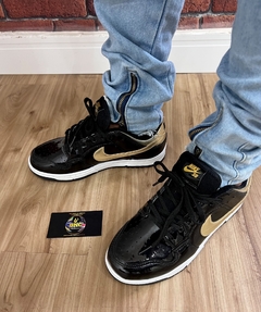 Nike sb cheap preto e dourado