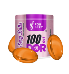 100 Dor 6X1 Sexy Ball Bolinha Anal 03 Unidades For Sexy