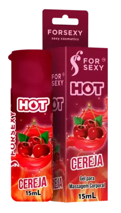 Gel Hot Comestível Saboroso 15ml For Sexy - loja online