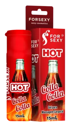 Gel Hot Comestível Saboroso 15ml For Sexy - Chaves do Amor Moda Intima & Sex Shop