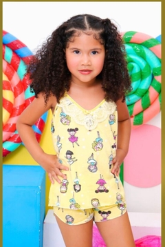 Short Doll Infantil Estampado Tom Secreto