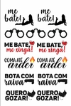 Sexy Tattoo Cartela de Tatuagem Temporária - Me Bate