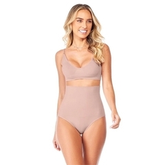 Calcinha Tanga Modeladora Alta sem Costura Rosa Blash - Cod.ZR0801-002-C571