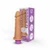 Pênis Realístico com Vibrador 12 Modos USB - 18 x 4,4 cm - Cod.PCR019