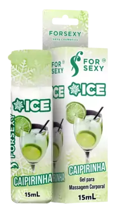 Gel Ice Comestível Saboroso 15ml For Sexy - Chaves do Amor Moda Intima & Sex Shop