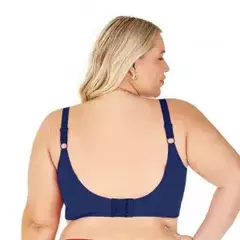 Sutiã Plus Size Comfort Anatômico com Bojo Removível Azul Safira - Cod.ZR0303-013-C765 - comprar online